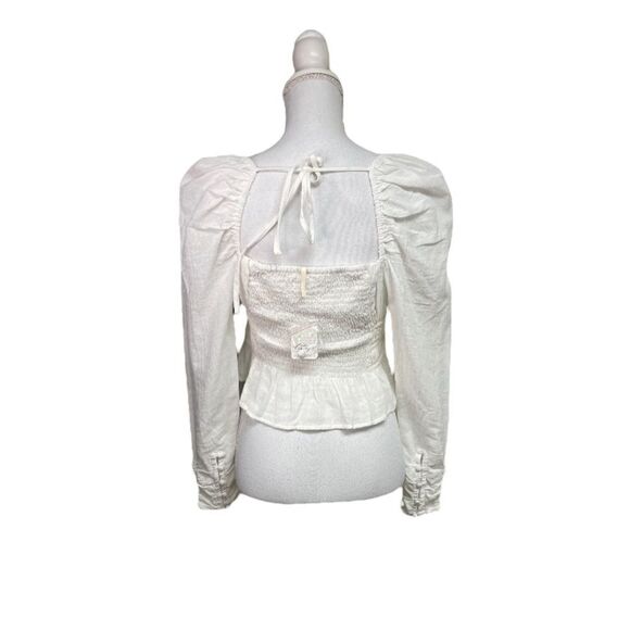 FREE PEOPLE Chloe Top In White - Picture 5 of 5